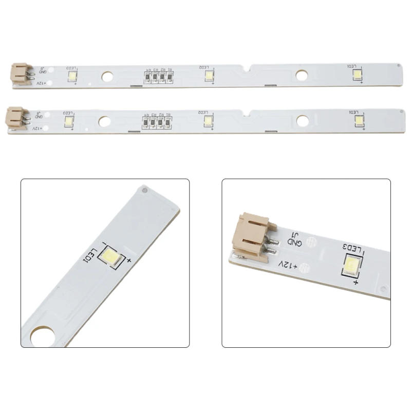 Description Picture 4 of item2Pcs LED Light Strips Replacement Fit For Rongsheng/Hisense Refrigerator Replacement Accessories MDDZ-162A 1629348 1529227