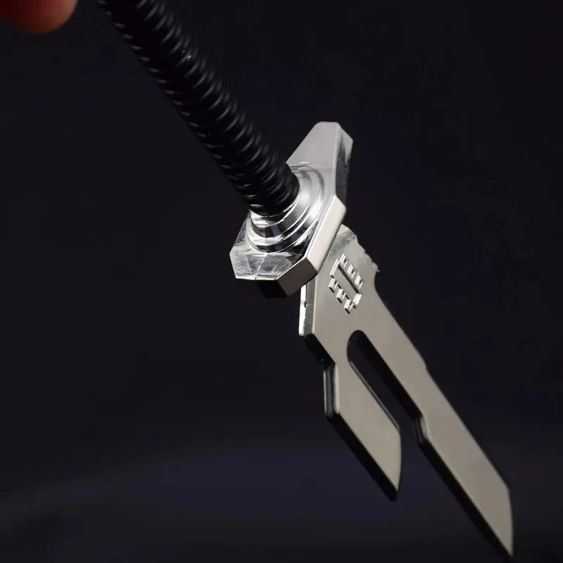 Description Picture 5 of itemMini Metal Fushiguro Toji Sword Anime Jujutsu Kaisen Knife Steel Real Size Japanese Katana Steel Samurai Sabre Kid Toy Gift