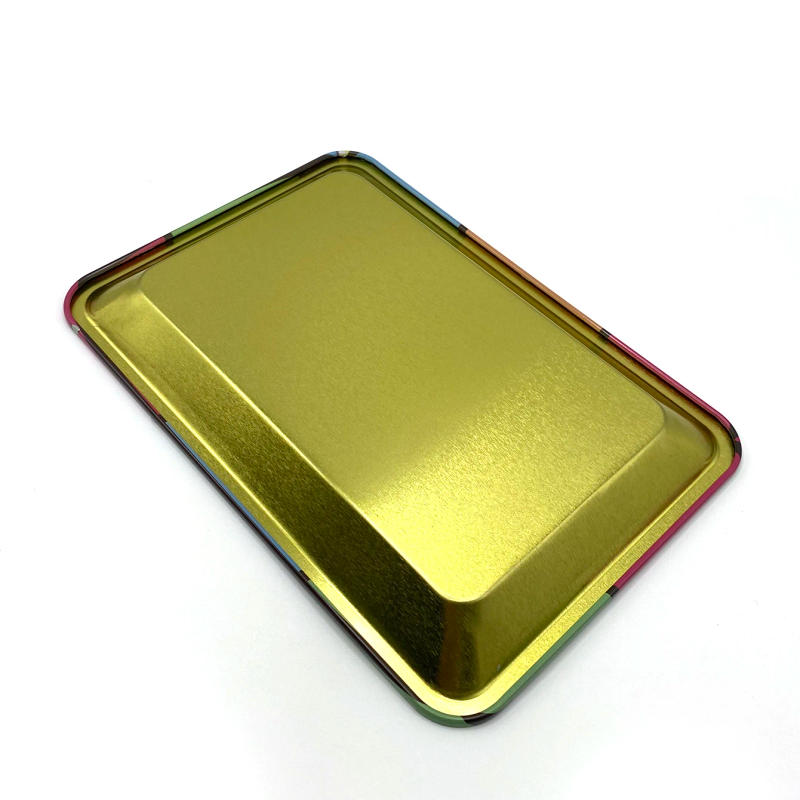 Description Picture 3 of itemCigarette Metal Rolling Tray 7.1*4.7inches Cigarette Herb Smoking Accessories Storage Tobacco Roller Tinplate Plate Tool