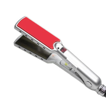 Hair Straightener Titanium 480F High Temperature Professional Wide Plates Irons PTC Treatment Hair Flat Iron and Brush