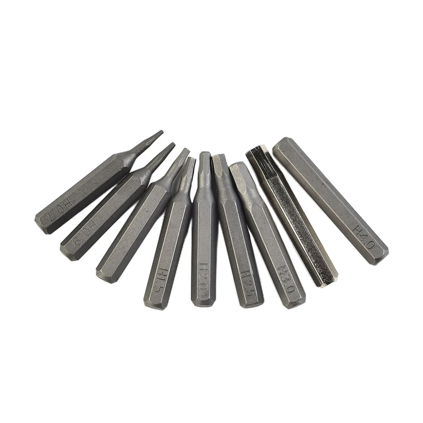 Description Picture 2 of itemH4×28mm Hex Screwdriver Bits H0.7 H0.9 H1.5 H-2 H3 H4 4mm Hex Shank Electric Screwdrivers  Hexagon Head-Allen Wrench Drill Bits