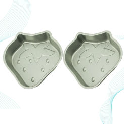 Heart-shaped Child Cake Mold Bakeware Pan - Set of 2 for Baking Chocolate and Strawberry Dishes in the Oven