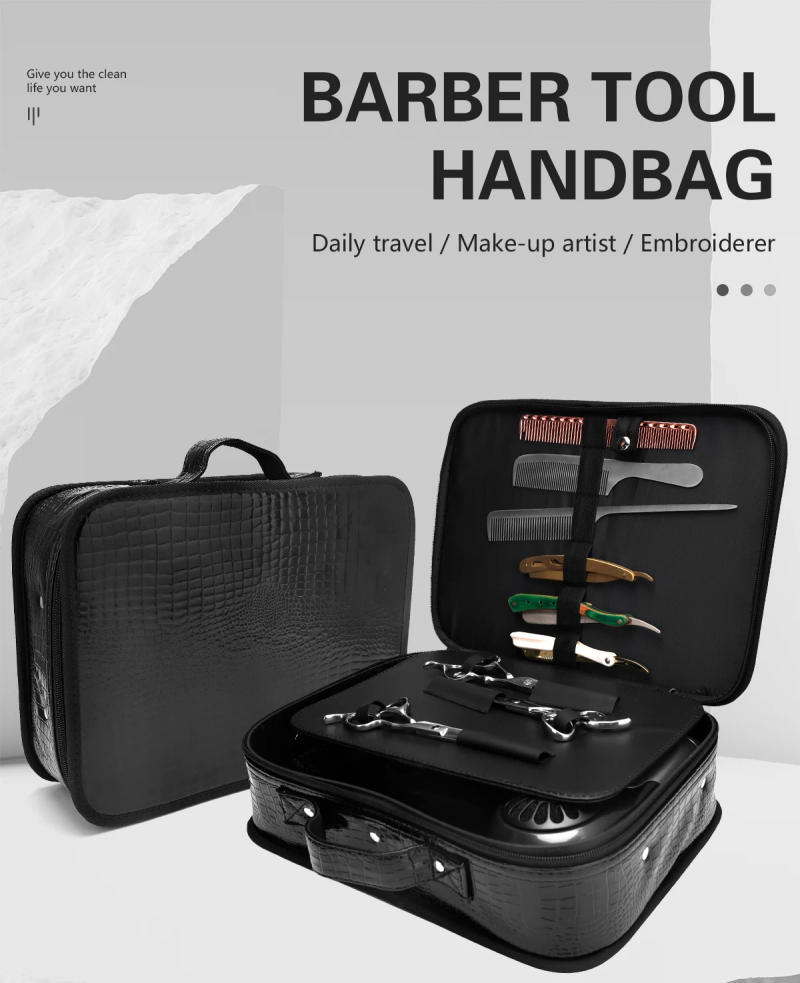 Description Picture 2 of itemBarbershop Hair Cutting Bag Salon Storage Package Large Capacity Cosmetic Bags Barber Tools Professional Styling Accessories