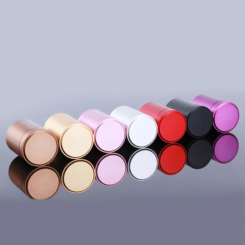 Description Picture 2 of itemNew Airtight Smell Proof Container Quality Stainless Steel Mini Tea Cans Herb Stash Jar Tea Coffee Storage Box Tea Caddies Box