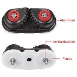 Aluminum Alloy Cam Cleats Fairlead Rope Gripper for Marine Sailing Accessories