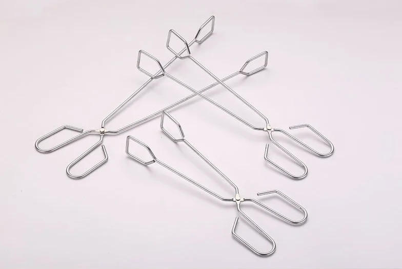 Description Picture 3 of itemNew Convenient BBQ Tools Stainless Steel Scissors Type Grilled Food Clip Barbecue Accessories Portable Tongs Outdoor Gadget