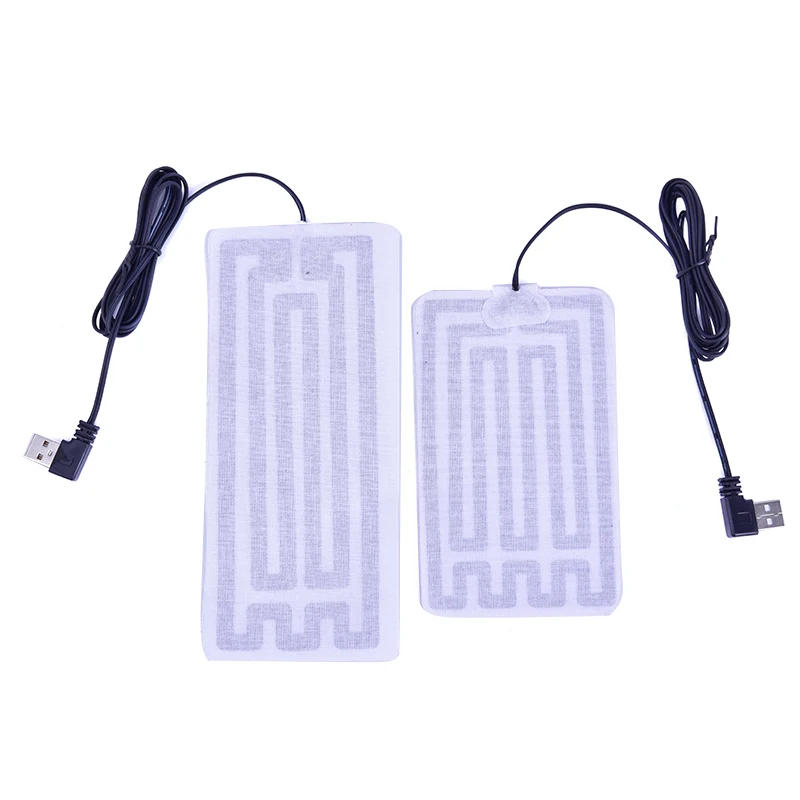 Description Picture 2 of item1pc Heating Pad Hand Warmer Heated Insole USB Heating Film Electric Heat Mat