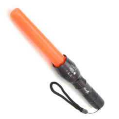 UltraFire A100 6 Inches Traffic Wand Safety Signal Warning Flash Light Powerful Led Flashlight Outdoor Lamp for Parking Command