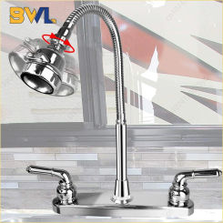 South American RV Kitchen Faucets Dual Port Faucet Kitchen Splashproof Faucet Replacement Sink Faucets Kitchen Accessories