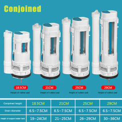 Split Toilet Drain Valve Two-button Toilet Water Outlet Valve Dual Flush Fill Water Tank Fittings Drain Flush Cistern Valve