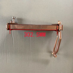 heat exchangers used for Bosch (Main body length 302.5mm)