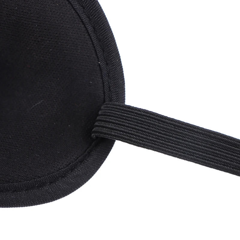 Description Picture 5 of itemUnisex Black Pirate Eye Patch Single Eye Patch Eyepatch One Eye Washable Adjustable Concave Eye Patch Kid Pirate Cosplay Costume