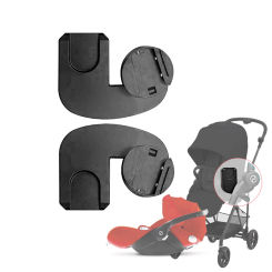 Stroller Adapter For Cybex Melio 2/3/Carbon/Pro And Aton Cloud Q/Z Car Seat Basket Converter Buggy Connector Baby Accessories