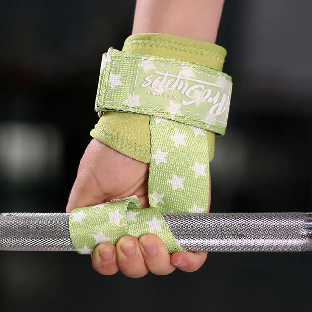 Description Picture 4 of itemGym Lifting Straps Fitness Gloves Anti-slip Hand Wraps Wrist Straps Support For Weight Lifting Powerlifting Training【1Pair】