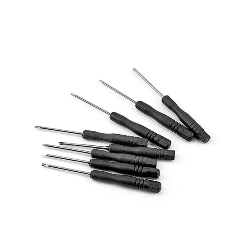 Description Picture 6 of item10Pcs Portable Small Mini Screwdriver Slotted Cross Phone Repair Tool Repair Tool 2mm 3mm Steel Disassembly Screwdriver