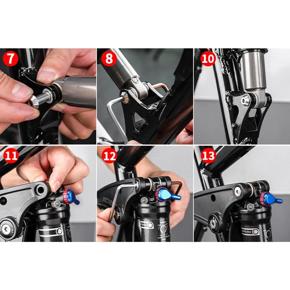 Description Picture 3 of itemBike Shock Absorbers Bushing MTB DH Bike Bicycle Rear Shock DU Bushing Kit For Fox Rockshox 22-68mm Cycling Accessories