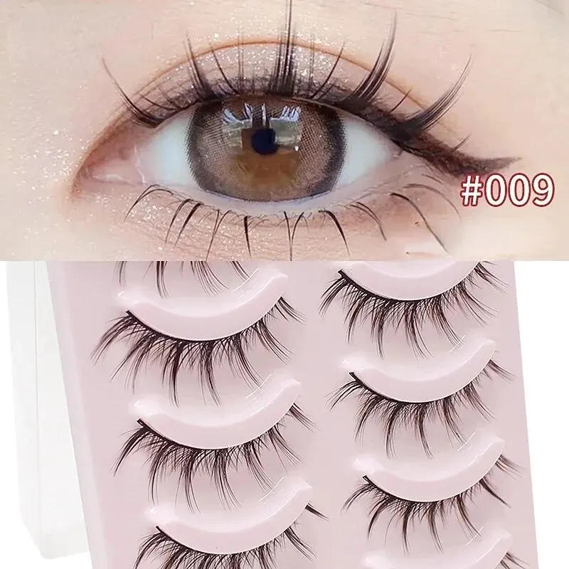Description Picture 2 of item5Pairs Little Devil False Lashes Natural Fake Eyelashes Fluffy Soft Daily COS Full Strip Lashes Band