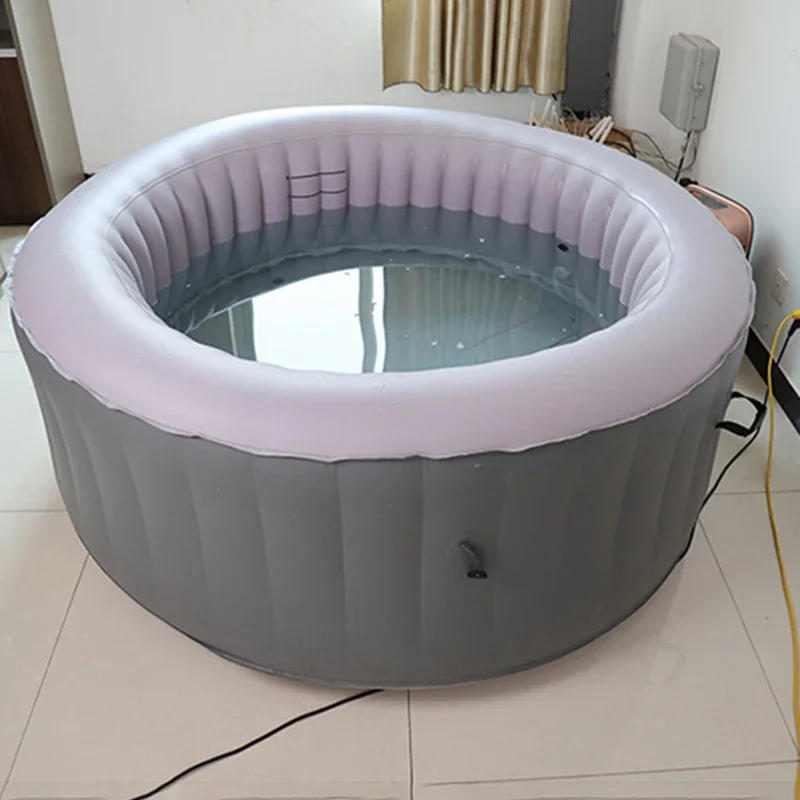 Description Picture 5 of itemOutdoor Patio Heating Round Whirlpool Bathtub Inflatable Bathtub Home Spa Tubs Sauna Rooms Thermostatic Surf Inflatable Bathtub