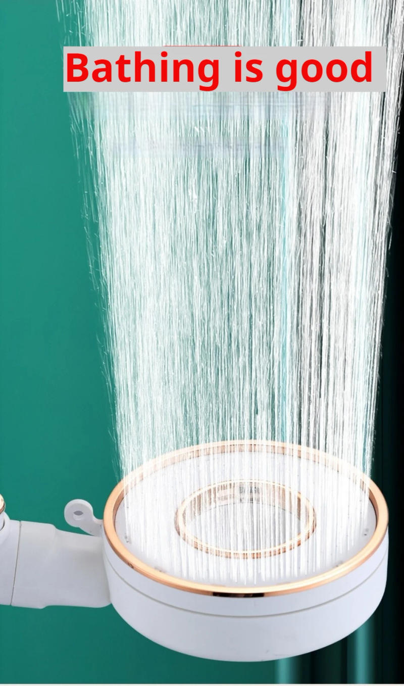 Description Picture 4 of item3 Modes Adjustable Showerheads High Pressure Shower Head Water Saving One-Key Stop Water Spray Nozzle Bathroom Faucet Accessory