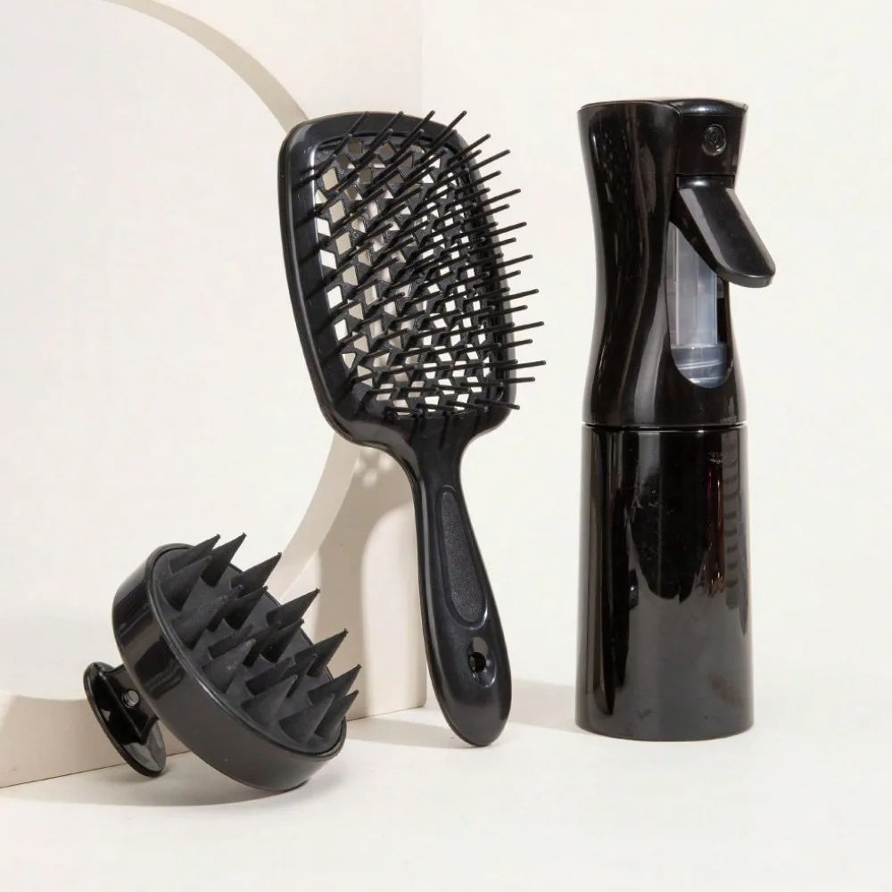 3Pcs Silicone Scalp Massage Brush