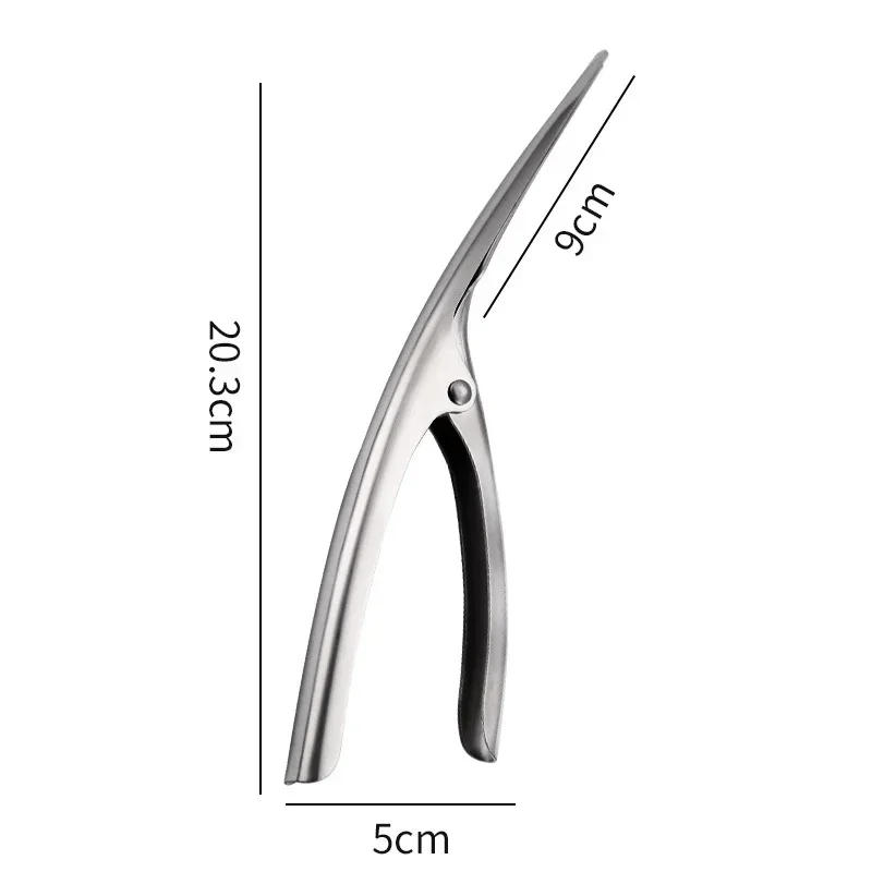 Description Picture 2 of itemStainless Steel Shrimp Stripper Peeler Shrimp Line Prawn Shell Peeler Durable Shrimp Cleaner Knife Kitchen Peeling Tools