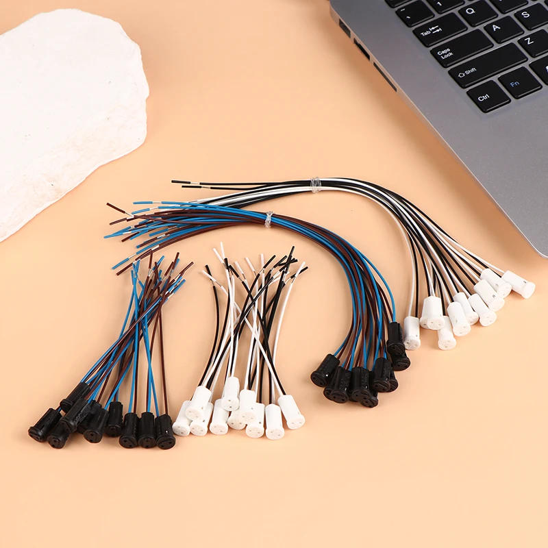Description Picture 2 of item10Pcs G4 Lamp Socket Wire Adapter With 10cm/20cm Wire G4 Lamp Holder For LED Crystal Heads Light Bulb Halogen Lamp