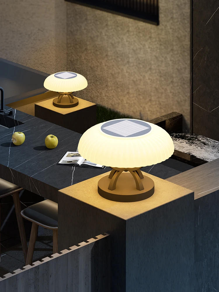 Description Picture 5 of itemWaterproof IP65 Outdoor Solar Light Exterior Garden Decoration Led Lamp Square Pillar Lights Street Lamp Lampara Solar