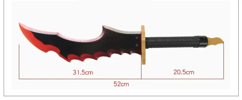 Description Picture 6 of itemAnime Solo Leveling Kanata Sword Mizushino Shun Cosplay Prop Ninja Knife Real Size Japanese Katana Samurai Sabre Kid Toy Gifts