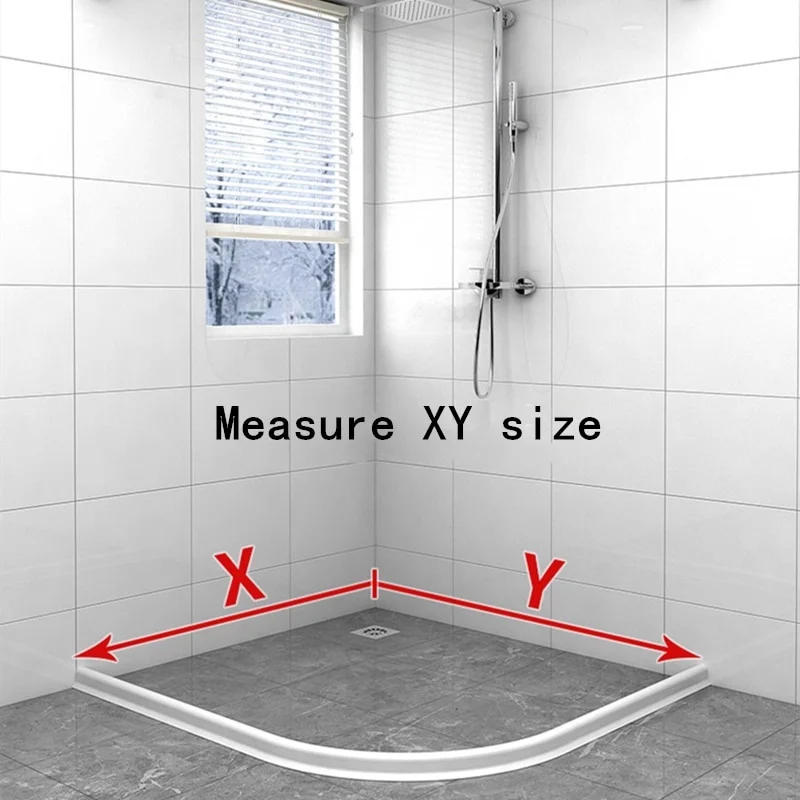 Description Picture 5 of itemBathroom Water Stopper Shower Barrier Door Threshold Water Blocking Wash Basin Splashproof Bendable Silicone Sealing Dam Barrier