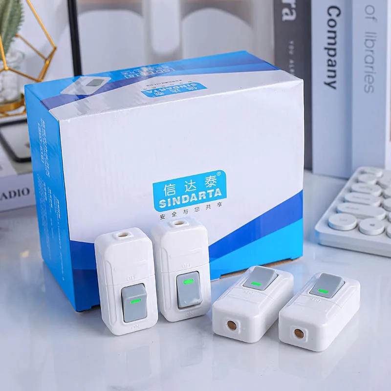 Description Picture 6 of item1PC White ON OFF Push Button Switch Table Led Lights Online Midway Control Switch  Cab Bedside Lamp Power Switch 10A 250V