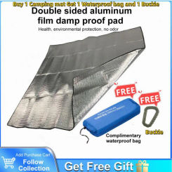 Ultralight Camping Mat Waterproof Picnic Blanket Beach Mattress Sleeping Pad Aluminum Foil EVA Foam Mat Outdoor Tent Picnic Mats