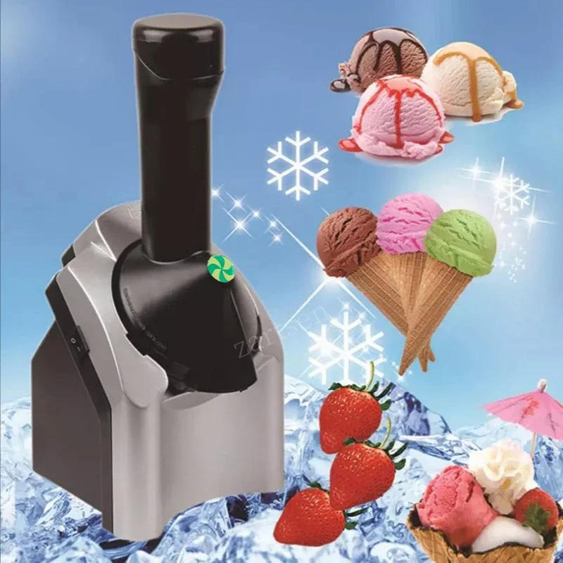 Description Picture 5 of itemNew Household Ice Cream Machine Automatic Frozen Fruit Dessert Machine Fruit Ice Cream Machine Milkshake Machine Children's Gift