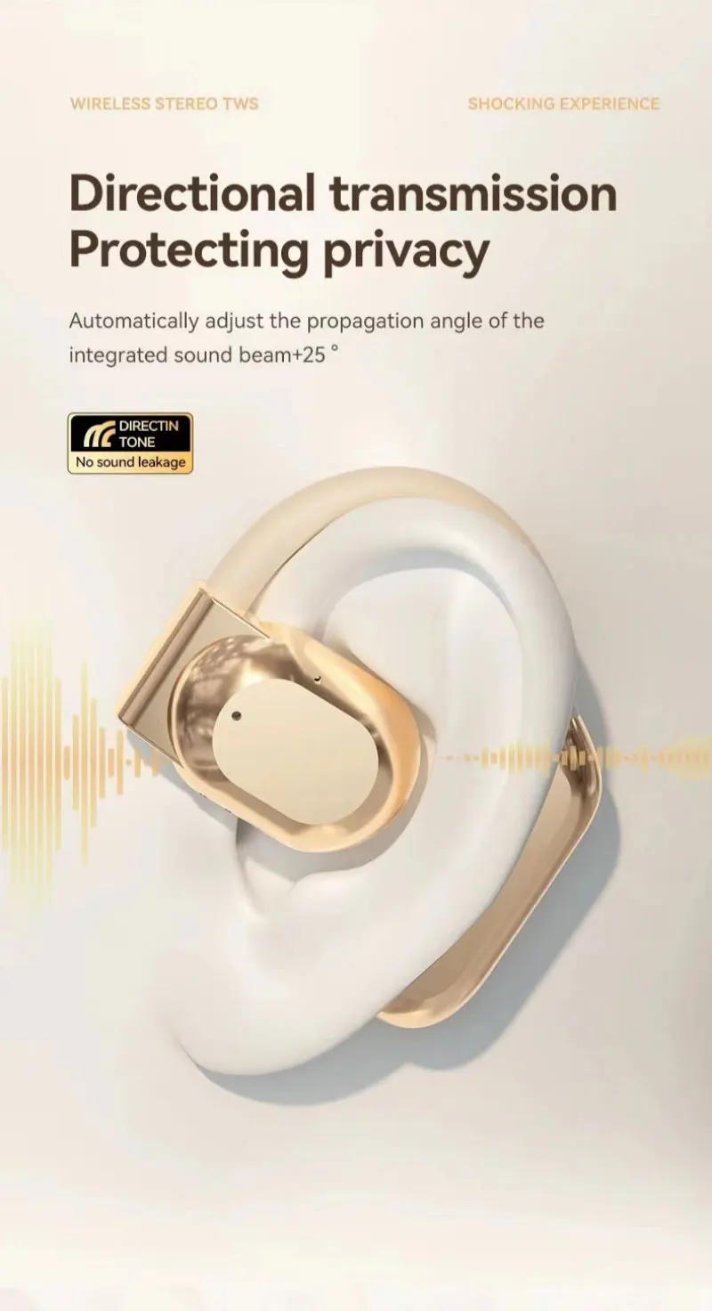 Description Picture 6 of itemXIAOMI M62 Wireless Earphones Earclip Stereo Bluetooth Headset MIJIA Earbuds Noise Reduction Headphones HD Voice Call With Mic