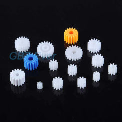 20Pcs 0.4M/0.5M Plastic Gear Diameter 3.2-10mm 6-18 Teeth Gear Pinion 0.8-3mm Hole DIY Toy RC Model Car Parts Accessories