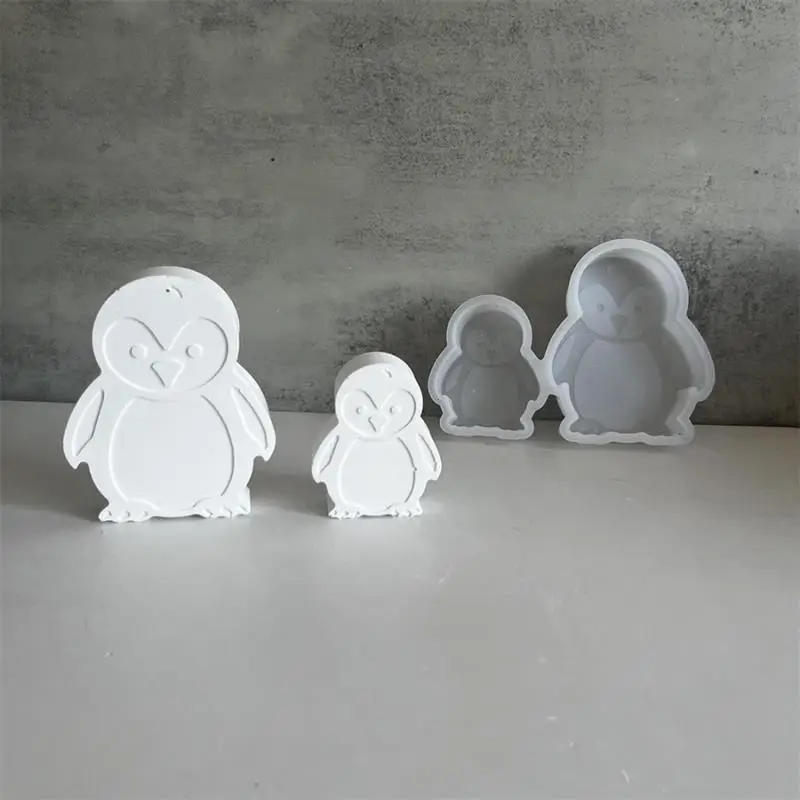 Description Picture 3 of itemCute Penguin 3D Candle Soy Wax Mould Scented Soap Handmade Silicone Mold Plaster Resin Clay Diy Craft Home Decoration