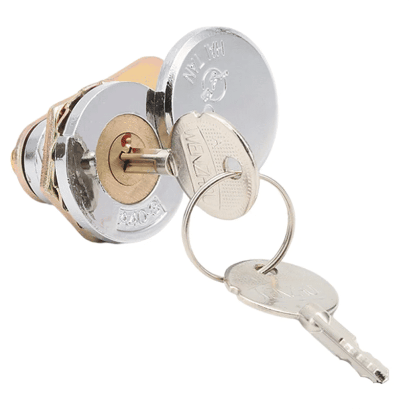 Description Picture 4 of itemCam Lock Padlock Door Lock With 2 Keys 22 X 16mm Aluminum Alloy Cabinet Mailbox Drawer Cupboard For Security Door