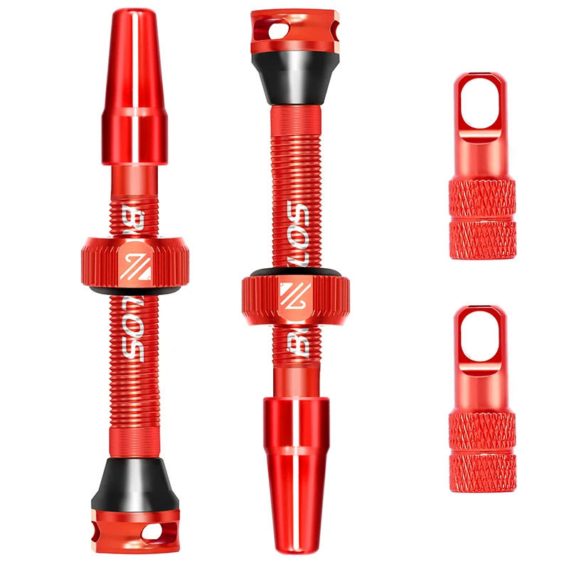Description Picture 5 of itemBUCKLOS 2PCS Road Bike Tubeless Valve 40mm 60mm CNC Aluminum Alloy Bicycle Valve Presta F/V Tubeless Valve 44mm 55mm 80mm 100mm