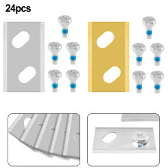 24Pcs Lawn Mower Replacement Blades For Robomow RK Robot Parts Stainless Steel Lawnmower Cutting Blade Set With 24 Screws