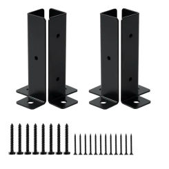Metal Post Bracket Base Heavy Duty Post Anchor For Fence Pavilion Furniture Post Base Support Metalworking Woodworking accessory