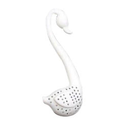 Kitchen Accessories Durable Filter Strainer Diffuser Tool Safe Silicone Tea Infuser Food-grade Swan Hangs Separator Teaware Tool