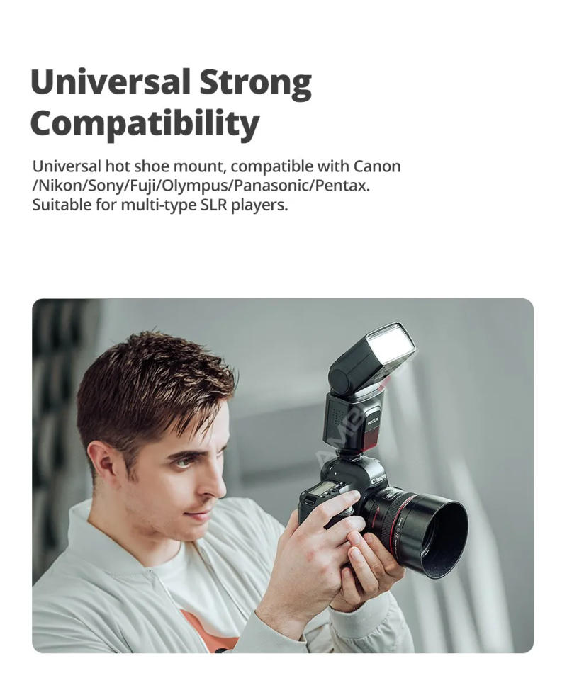 Description Picture 6 of itemGodox TT520 II Flash TT520II with Build-in 433MHz Wireless Signal + Transmitter Kit for Canon Nikon Pentax Olympus DSLR Cameras