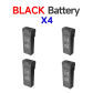 Z908 Black BatteryX4