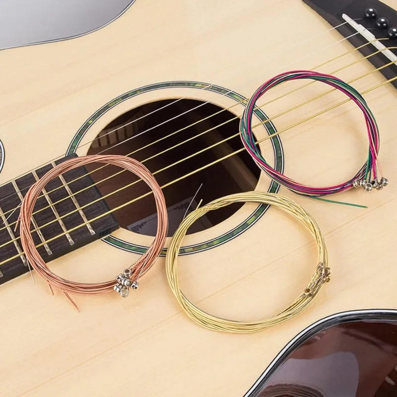 Description Picture 4 of itemColorful Guitar Strings 1-6 Strings for Classical Classic Guitar Acoustic Guitar Steel Strings Musical Instrument Accessories