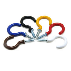 10/20pcs Picture Photo Frame Lamp Light Cabinet Plant Curtain Net Wire Ceiling Eye Bolt Eyebolt Screw in Hanger C Cup Hook Clasp
