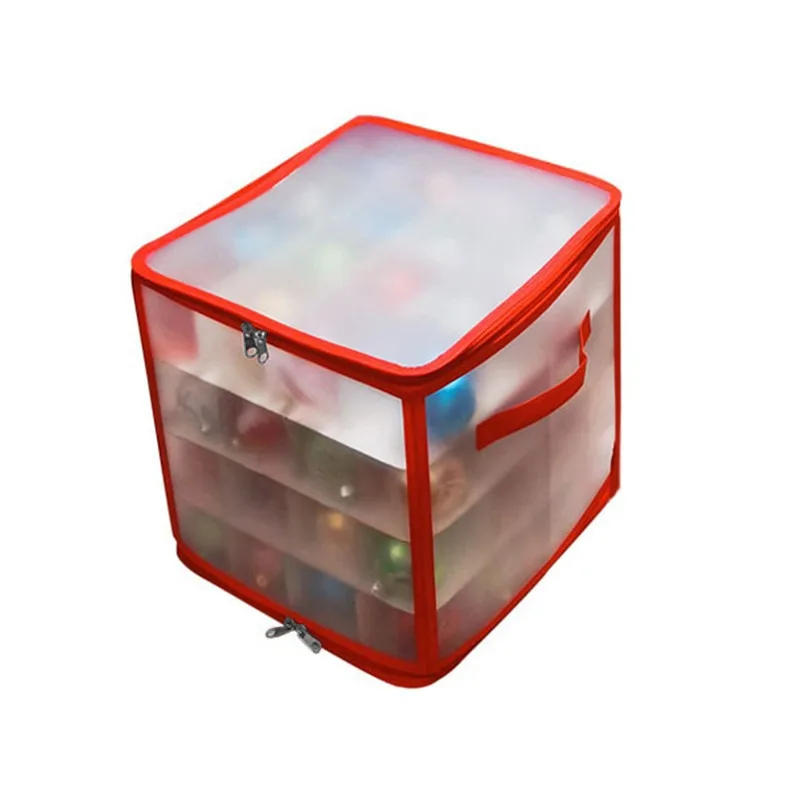 Description Picture 6 of item64-Grid Baubles Storage Box Christmas Balls Storage Xmas Tree Decorations Organizer Bauble Storage Divider Toys Storage Box
