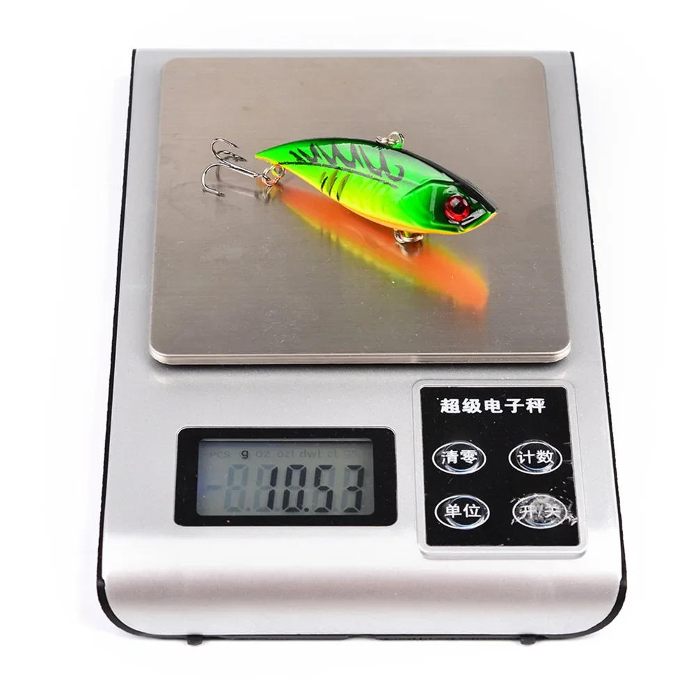 Description Picture 5 of item1PCS 6.5cm/11g Sinking VIB Fishing Lure Lipless Crankbait Artificial Hard Bait All Depth Winter Pike Bass Fishing Tackle