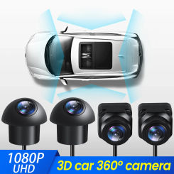 3D 360° Car Rear View Camera Bird View System Front Left Right Back Behind 360 Panoramic Driving Cam 1080P UHD for Android Radio