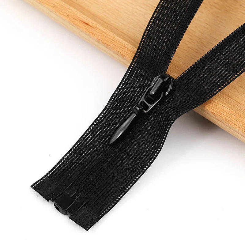 Description Picture 6 of item3# Nylon Zippers Invisible Auto Lock Open End Hidden Zipper DIY Sewing Garment Clothing Crafts Accessories 30cm-90cm