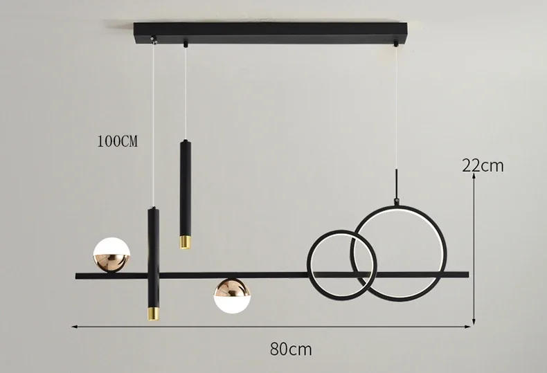 Description Picture 4 of itemModern Home Decor Dining Room Pendant Lights Indoor Lighting Ceiling Lamp Hanging Light Chandelier Lamps for Living Room Lamp