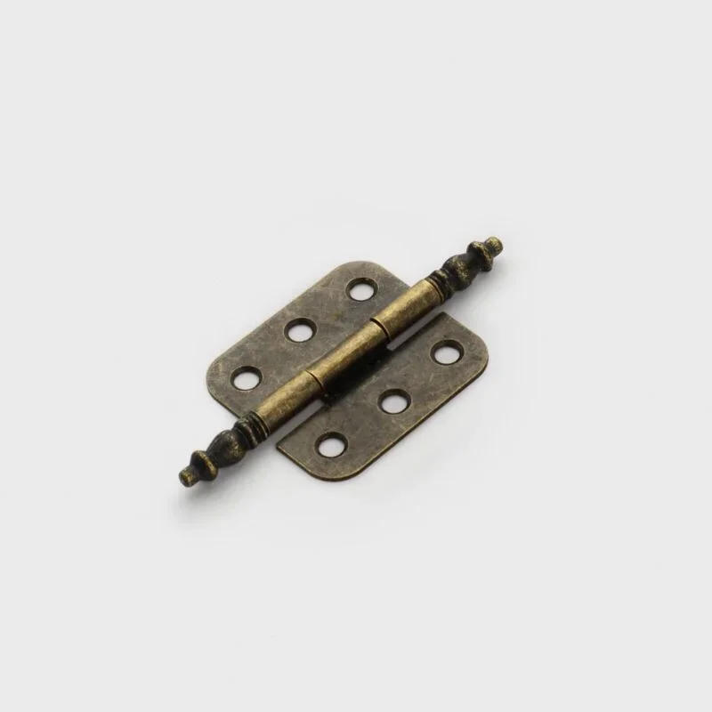 Description Picture 5 of itemNew 2 PCS 6 Holes Hinges Hardware Mini Hinges Antique Bronze Retro with Screws for Wooden Jewelry Box Cabinet